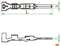 CID101-1.5-MS2 Direct Equivalent to Yazaki 7114-1305 Terminal