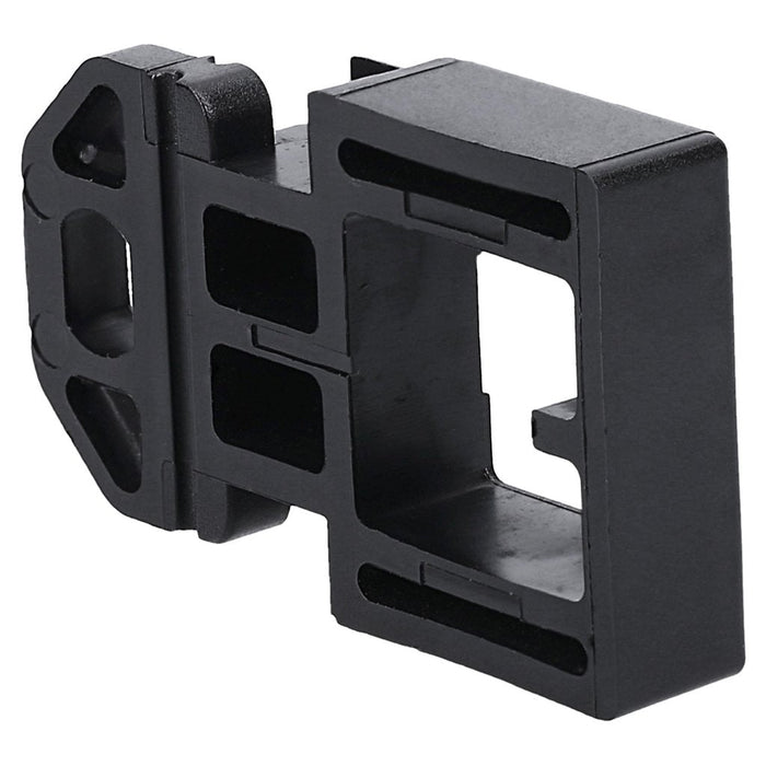 MTA 0300430 Fixing Plate, Single Hole, Black