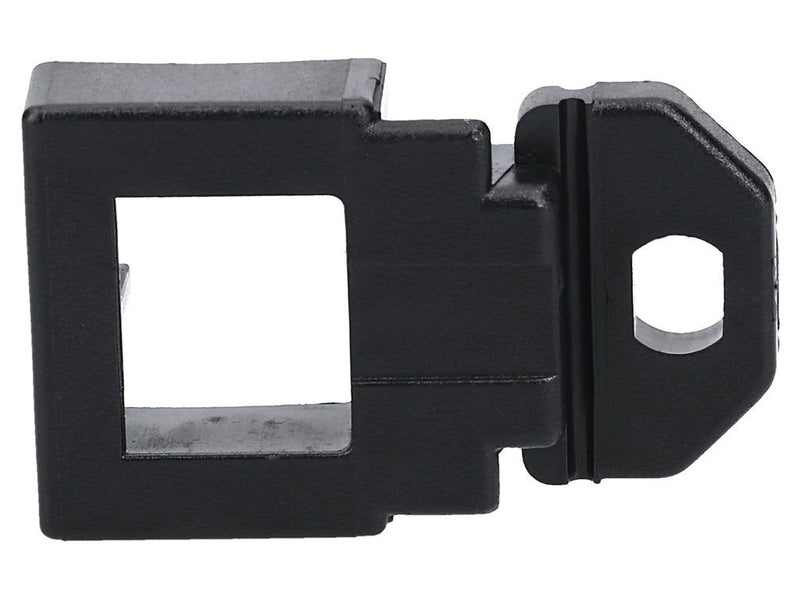 MTA 0300430 Fixing Plate, Single Hole, Black