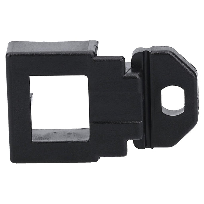 MTA 0300430 Fixing Plate, Single Hole, Black