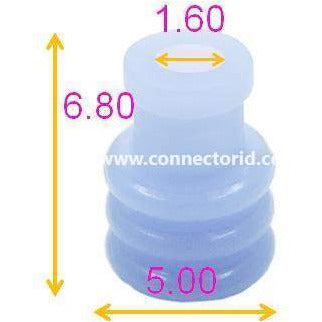 CID1010 Direct Equivalent to Yazaki 7157-3790-90 Wire Seal, Silicone, Blue
