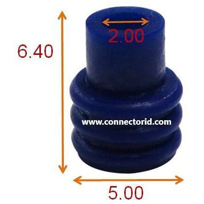 CID1341 Drop In for Sumitomo 7165-0118 Wire Seal, HW 090, Blue, Silicone